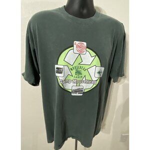 Anvil Mens 2XL Camp Moosehead Lager T-shirt Authentic Pigment Short Sleeve